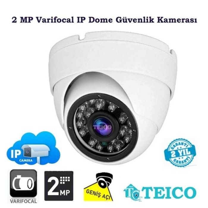 2 Mp 2.8 - 12 MM Varifocal Ahd Dome Güvenlik Kamerası 1080p Teico-1228