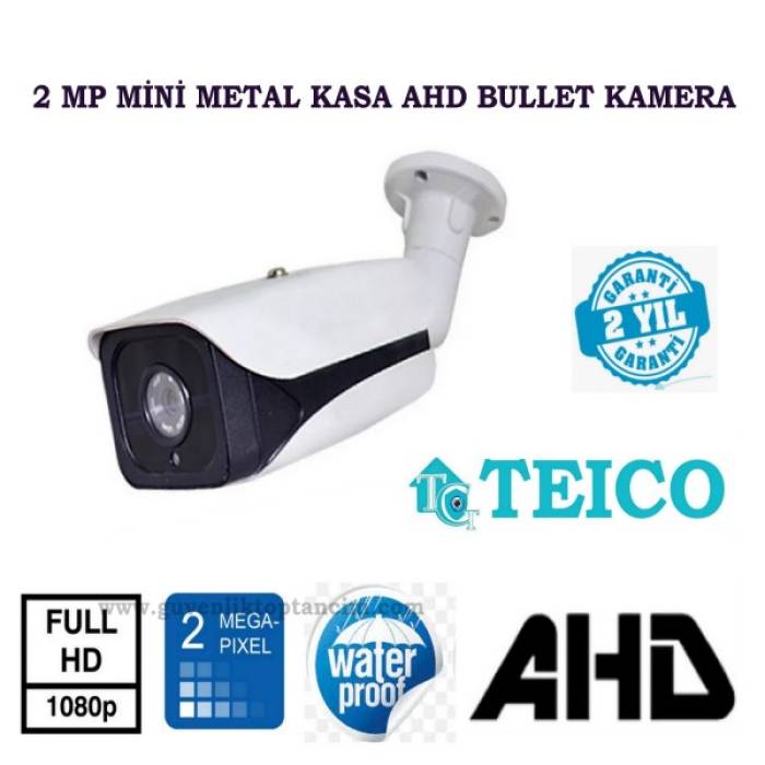 2 MP Ahd Bullet Toptan Güvenlik Kamerası Büyük Metal Kasa Teico-102410