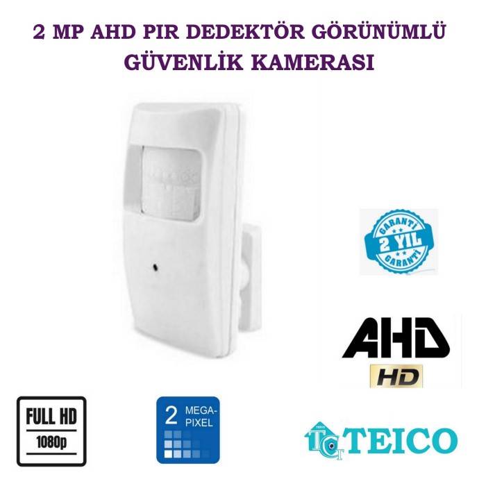2 Mp 1080p Pır Dedektör Görünümlü Ahd Güvenlik Kamerası Teico-1812