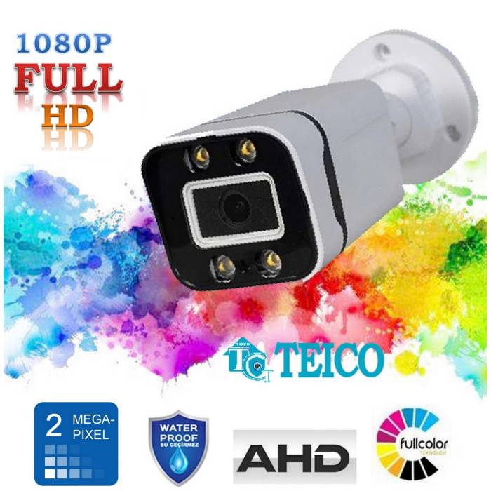 2 Mp Ahd Warm Led Renkli Toptan Güvenlik Kamerası Teico-152210