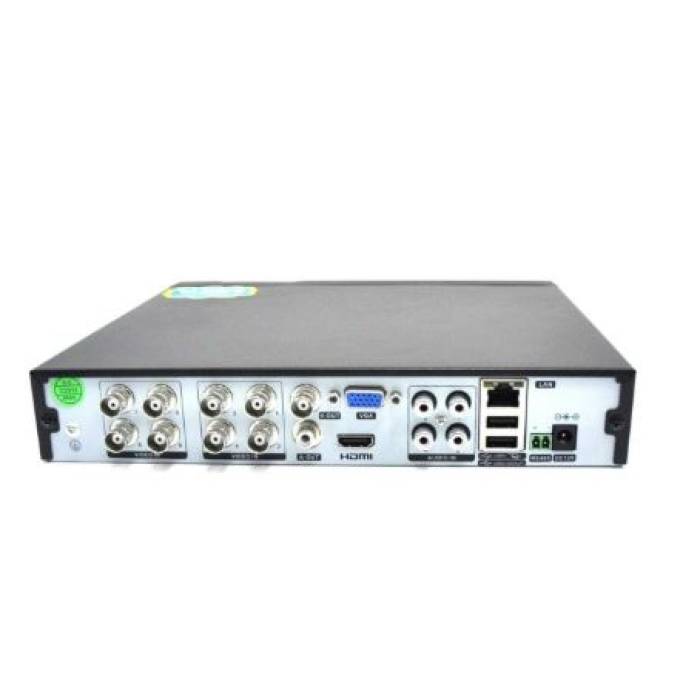 5 MP 8 Kanal AHD Hibrit Metal Kasa 4 Ses Kamera Kayıt Cihazı DVR Teico-7580
