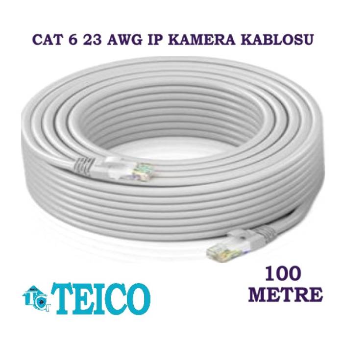 Cat6 100 Mt. 23 AWG Ip Kamera Kablosu Teico-5610