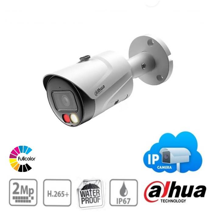Dahua Sesli Renkli  2 MP Ip Kamera IPC-HFW1249S-S-IL-0360B