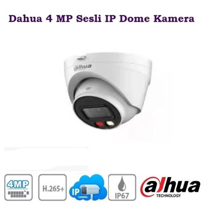 Dahua 4 MP Sesli IP IR Dome Kamera IPC-HDW1431VSA- 0280B