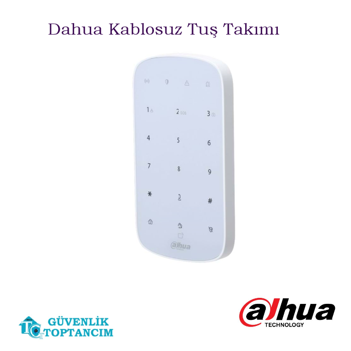 Dahua Kablosuz Alarm Tuş Takımı ARK-30T-W2