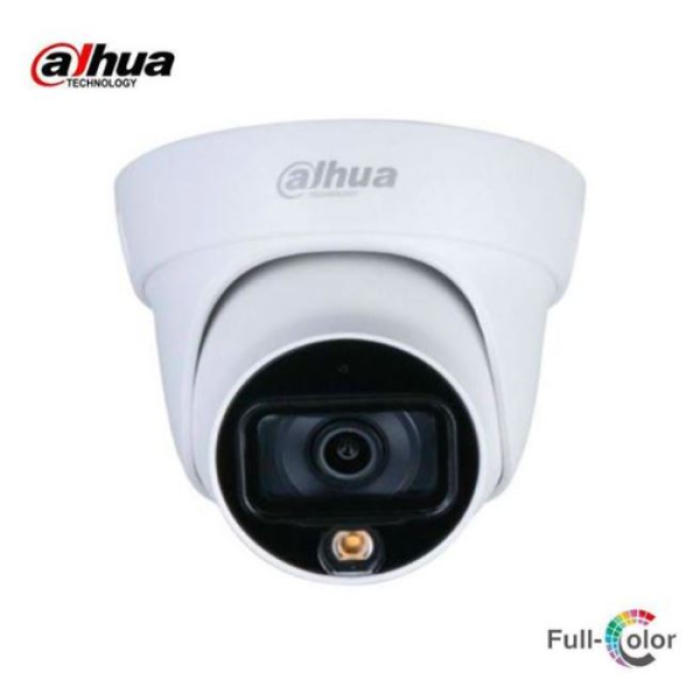 Dahua 2 MP Full Color Dahili Mikrofon Dome Kamera HAC-HDW1209TQ-A-LED-0280B
