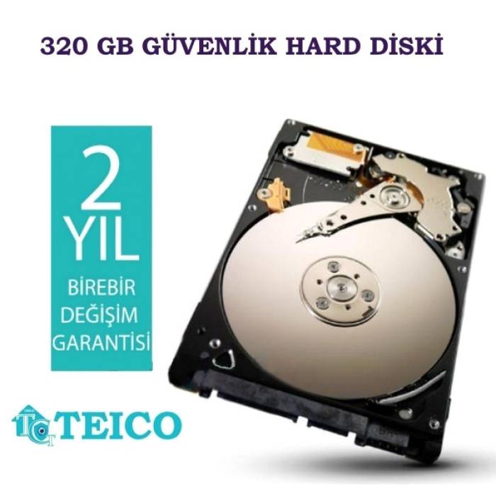 WD 320 GB 7/24 Güvenlik Hard Diski 2 Yıl İADE Garantili HDD