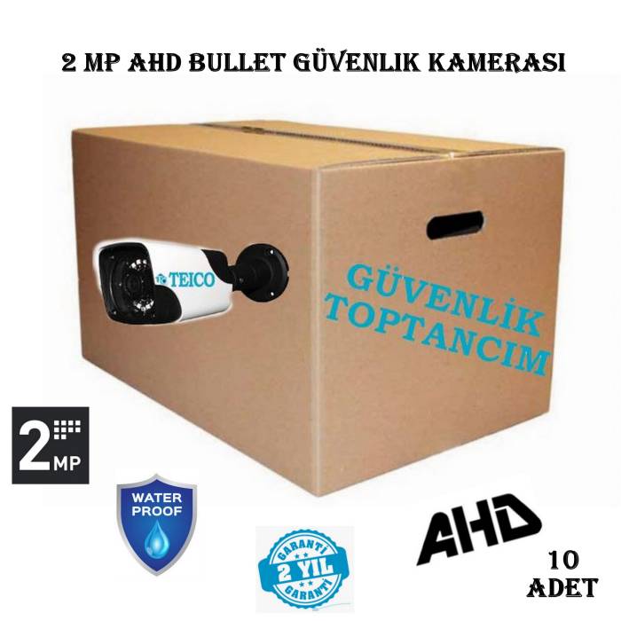 2 Mp 1080p Ahd Bullet Metal Kasa Toptan Güvenlik Kamerası Teico-121810