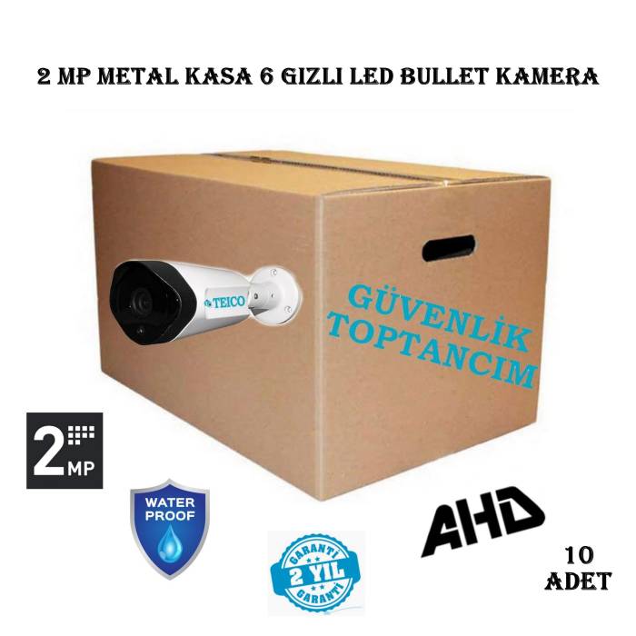 2 Mp Ahd Toptan Bullet Metal Kasa Güvenlik Kamerası Teico-112610