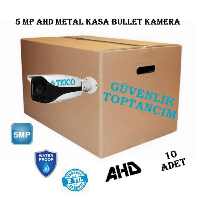 5 MP Ahd Bullet Güvenlik Kamerası Büyük Metal Kasa TopTan Satış Teico-145010