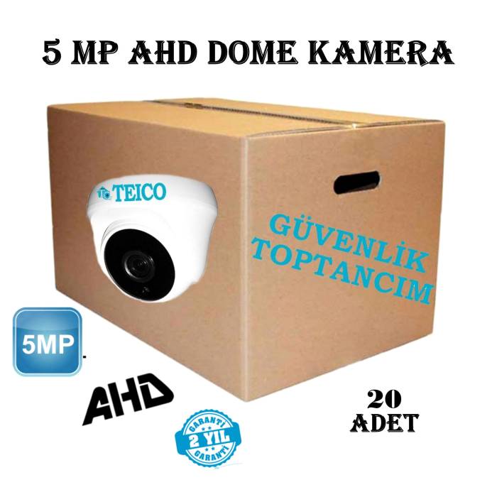 5 Mp 6 Atom Led Ahd Dome Ultra Hd Toptan Güvenlik Kamerası Teico-1506-20