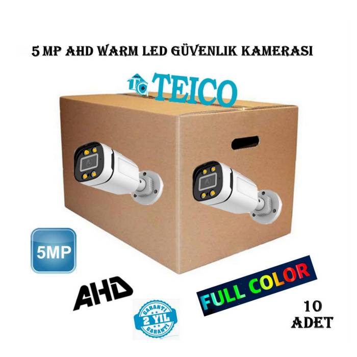 5 Mp Ahd Renkli Toptan Warm Led Güvenlik Kamerası Teico-172510