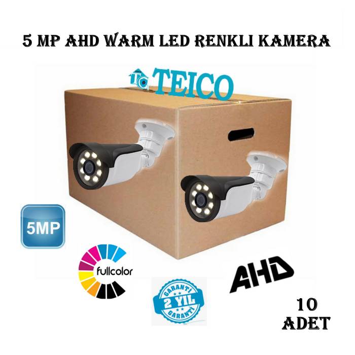 5 Mp Ahd Warm Led Toptan Renkli Güvenlik Kamerası Teico-145610
