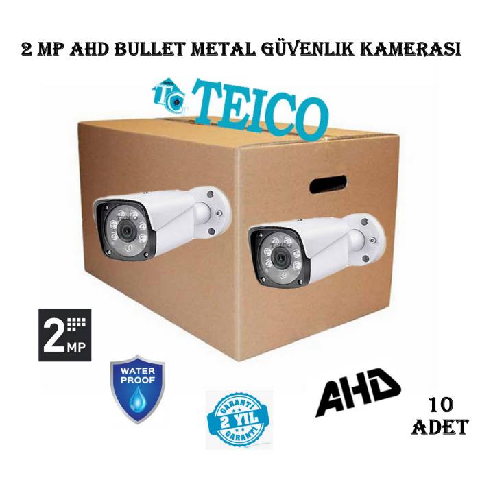 Ahd Bullet Metal Kasa 2 Mp Toptan Güvenlik Kamerası Teico-102610