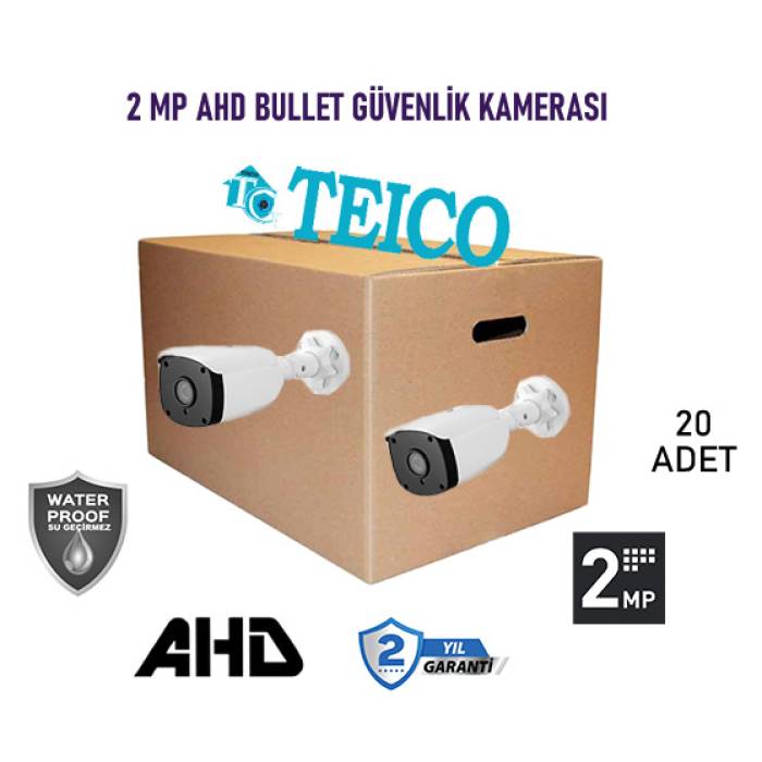 2 Mp Ahd Bullet Güvenlik Kamerası Toptan Satışı 1080p Teico-1820-20