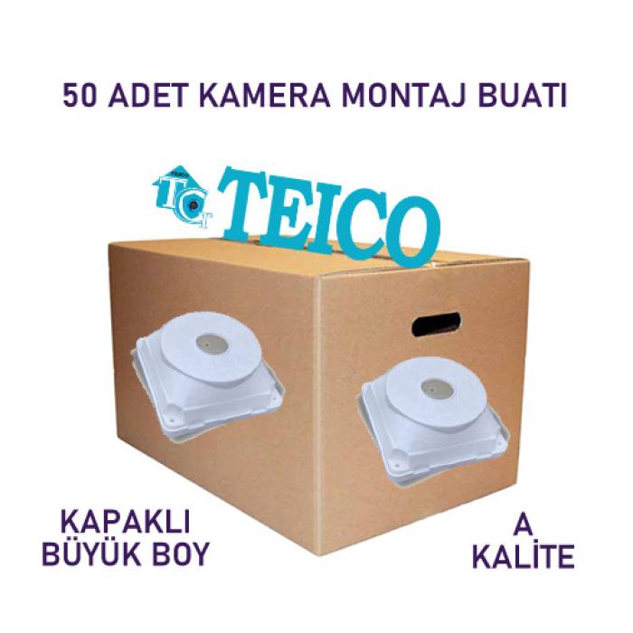 Toptan Kamera Montaj Buatı 50 Adet Taban Dahil Teico-5003-50