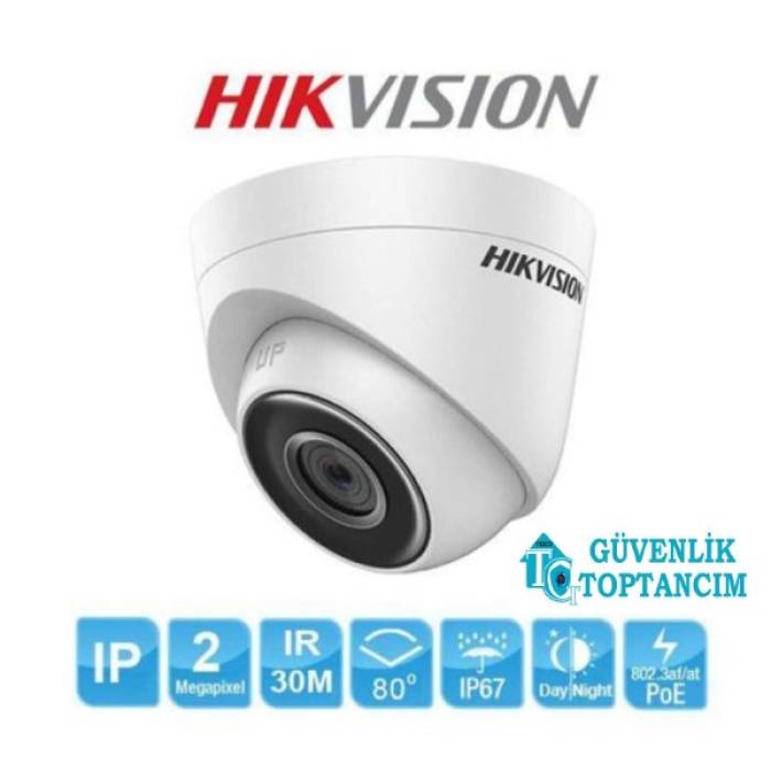 Hikvision 2 MP 2.8 mm Ip Sesli Dome kamera DS-2CD1323G0-LIUF