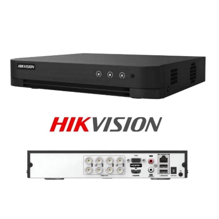 Hikvision 8 Kanal 2 MP 1080P DVR Kayıt Cihazı DS-7208HGHI-M1