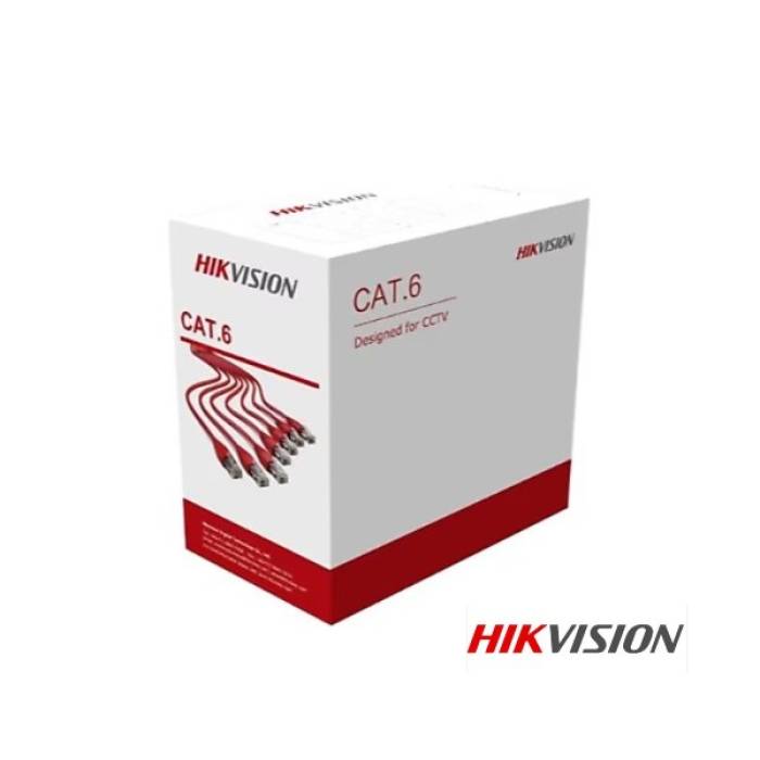 Hikvision DS-1LN6U-G 23 Awg U/utp Cat6-4p-Pvc-Cm 305 mt Gri Kablo