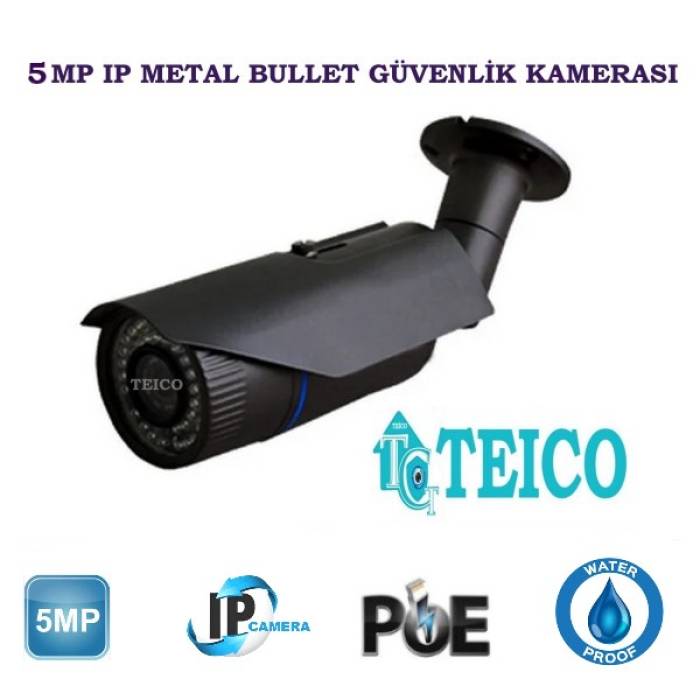 2 MP Ip Metal Kasa Bullet Güvenlik Kamerası Teico-3242