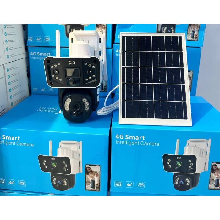 2 MP Solar Güneş Enerjili Mini Speed Dome Sim Kartlı PTZ Dış Ortam Güvenlik Kamerası Teico-4420