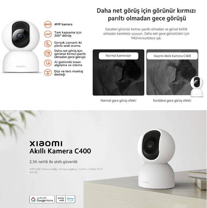 Xiaomi Akıllı Kamera C400