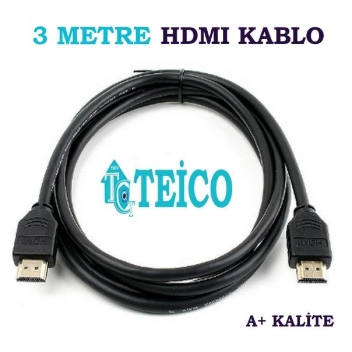 HDMI Kablo 3 Metre A+ Kalite Teico-5103