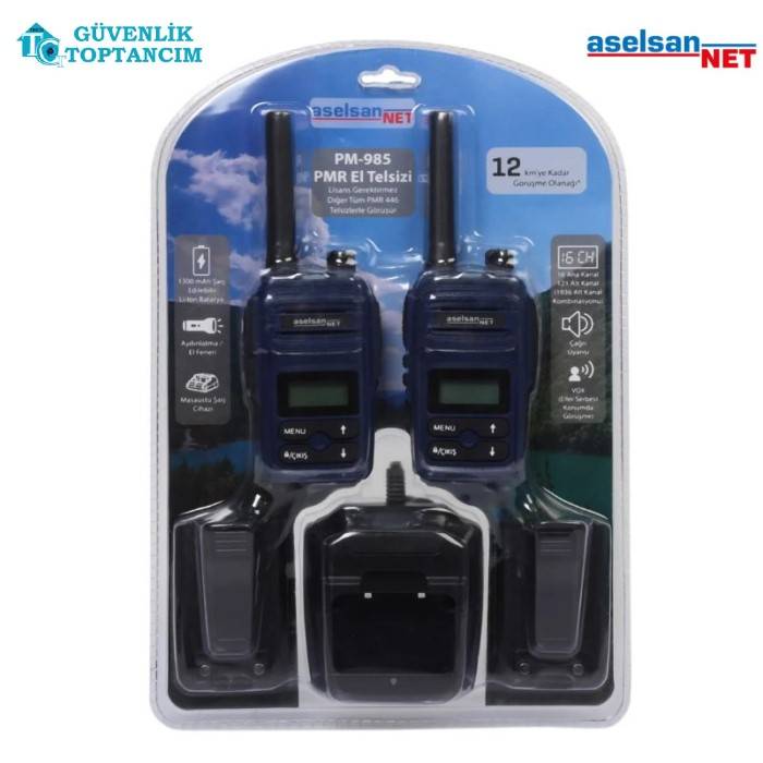 Aselsannet PM-985 PMR El Telsizi 12 KM 2'li