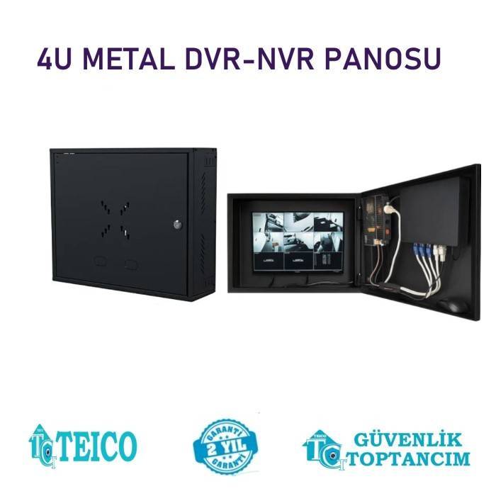 4u Dvr Nvr Box Pano Rack Kabineti Ve Monitör Koruma Panosu Teico-5400