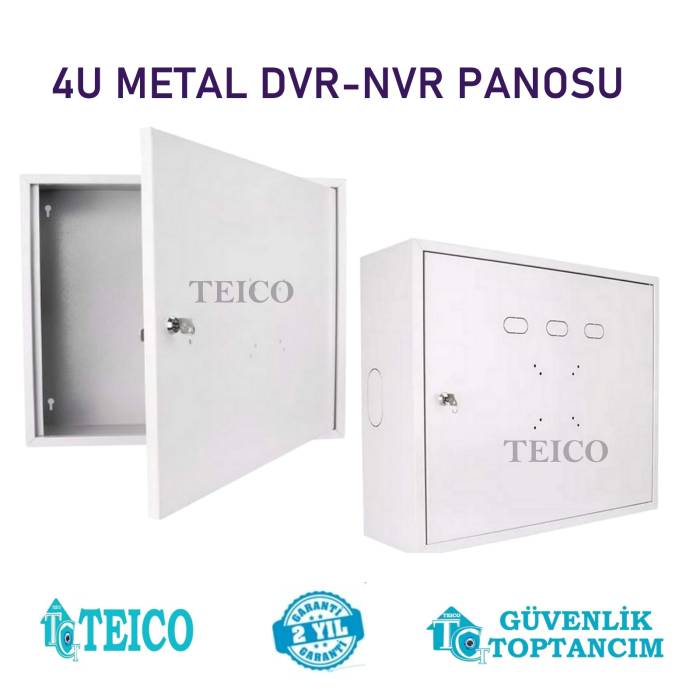 4u Dvr Nvr Box Pano Rack Kabineti Ve Monitör Koruma Panosu Teico-5400