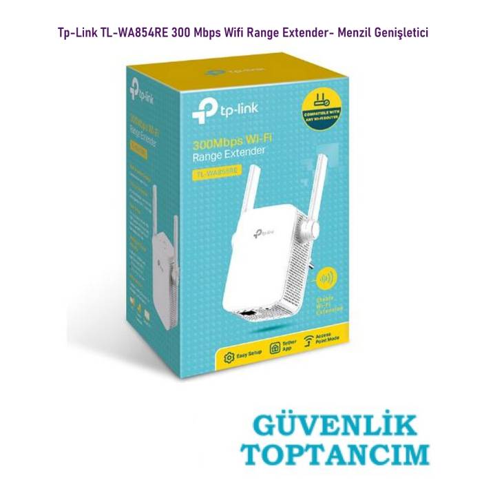 Tp-Link TL-WA854RE 300 Mbps Wifi Range Extender- Menzil Genişletici