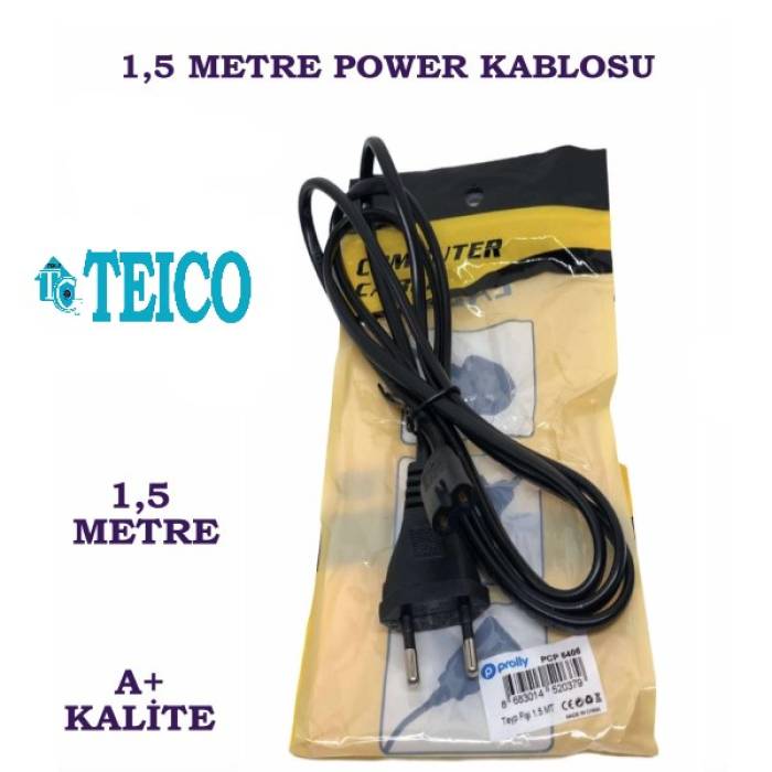 1,5 Metre Teico Yonca A+ Kalite Power Kablosu Teico-5615