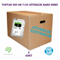 7/24 Seagate Güvenlik Hard Diski Toptan Satışı 5 Adet 500 GB HDD