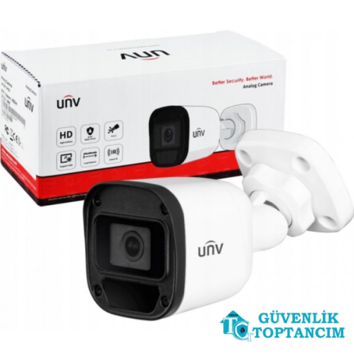 UNV 2 MP 1080P 2.8MM Lens Sesli Hibrit Geniş Açılı AHD IR Bullet Kamera UAC-B112-F28