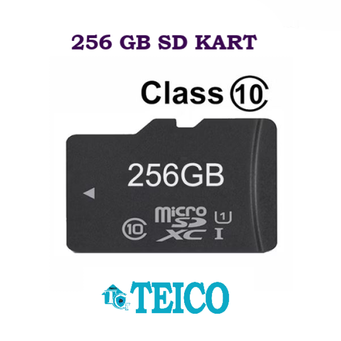 Hafıza Kartı 256 GB Sd Kart DF256GB SD Class 10 UHS Class 3