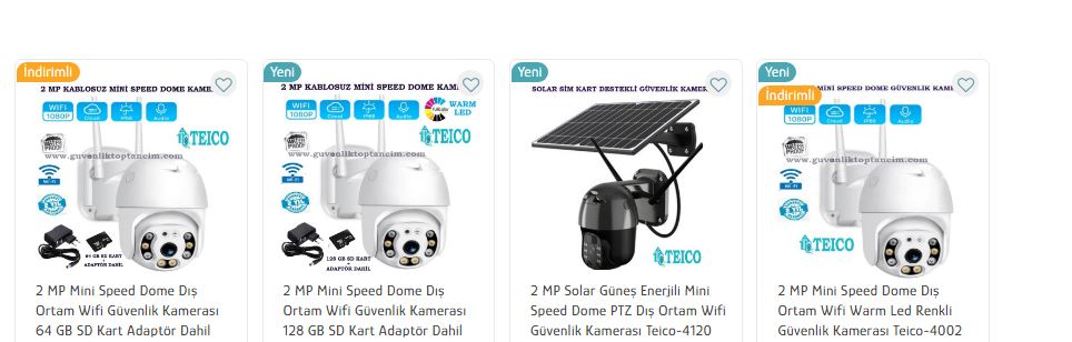 kablosuz speed dome güvenlik kamerası