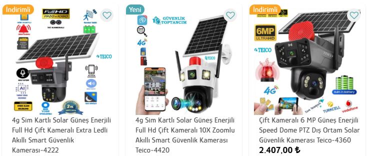 alarmlı solar kamera alarmlı solar kamera