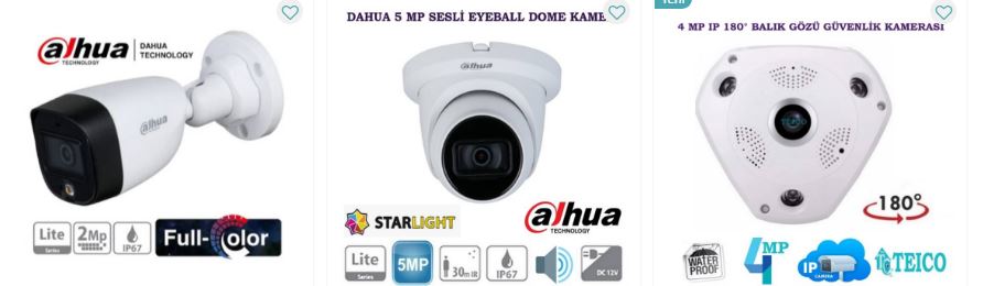 Güvenlik Kamerası: Güvenli ve Güncel Pan-Tilt-Zoom ve Sabit Kamera Çözümleri