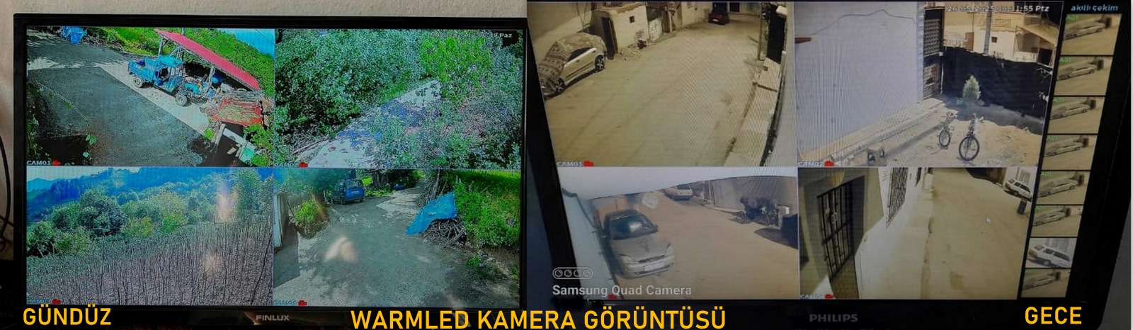5 Mp Ultra HD 1 Kameralı Warm Led Güvenlik Kamera Sistemi Teico- 6015N 